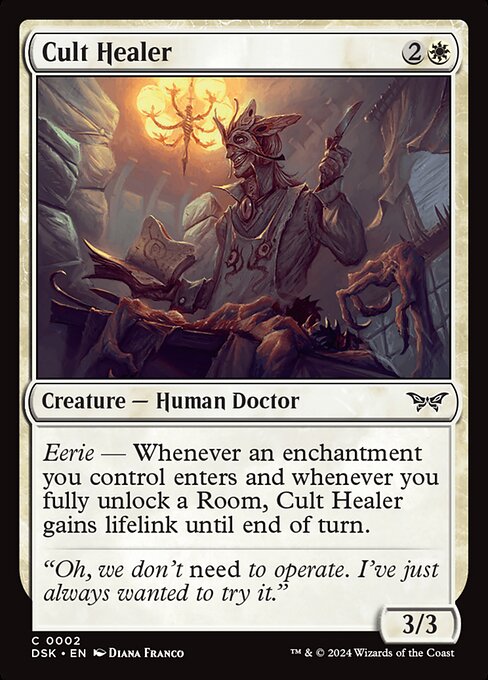 Cult Healer - Duskmourn: House of Horror Common Card
