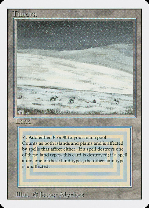 Tundra - Revised Edition Rare Card