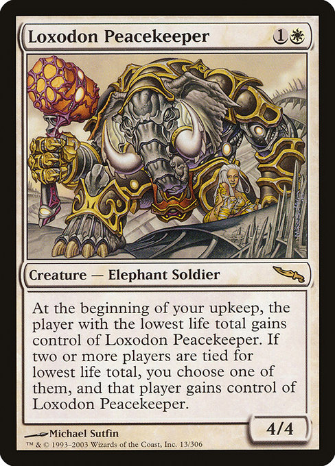 Loxodon Peacekeeper - Mirrodin Rare Card