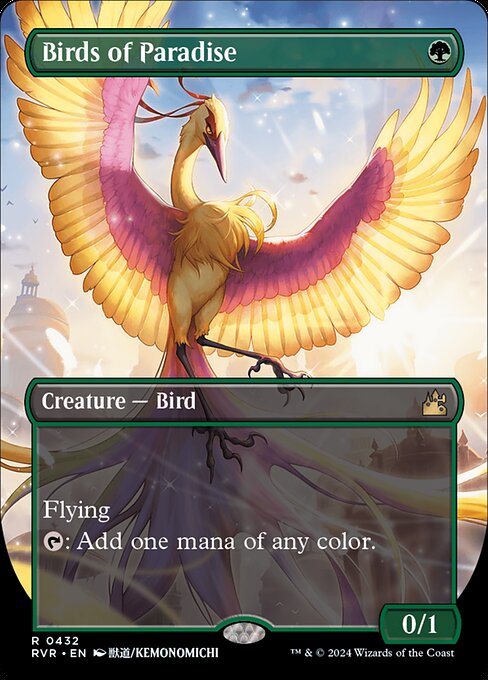 Birds of Paradise - Ravnica Remastered Rare Card