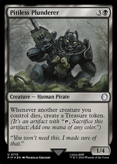 Pitiless Plunderer - Fallout Uncommon Card