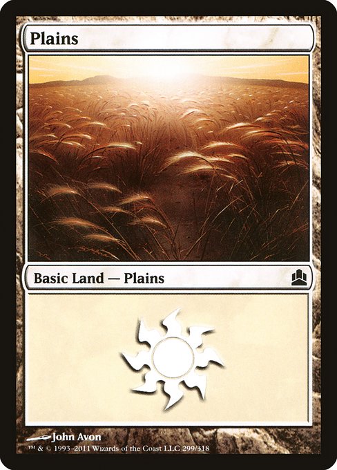 Plains - Commander 2011 Common Card