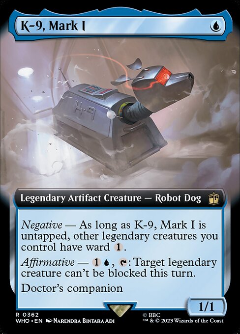 K-9, Mark I - Doctor Who Rare Card