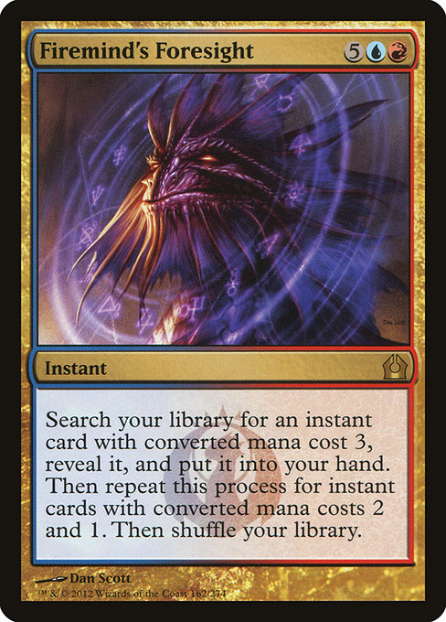 Firemind's Foresight - Return to Ravnica Rare Card
