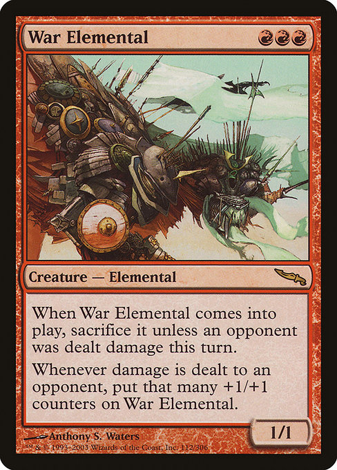 War Elemental - Mirrodin Rare Card