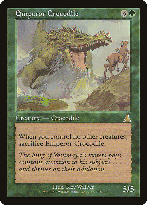 Emperor Crocodile - Urza's Destiny Rare Card