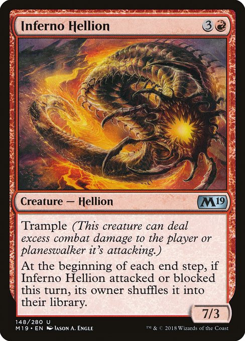 Inferno Hellion - Core Set 2019 Uncommon Card