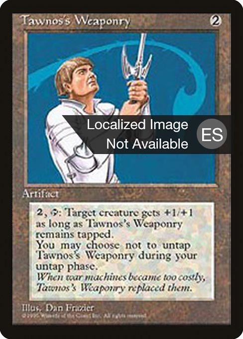 Tawnos's Weaponry - Fourth Edition Foreign Black Border Uncommon Card