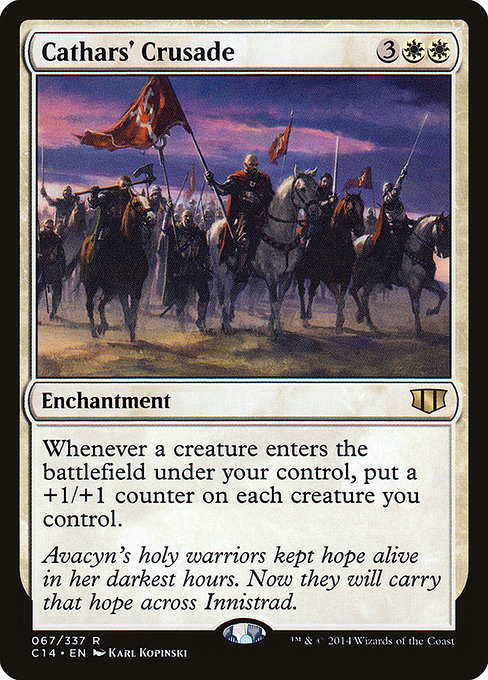 Cathars' Crusade - Commander 2014 Rare Card