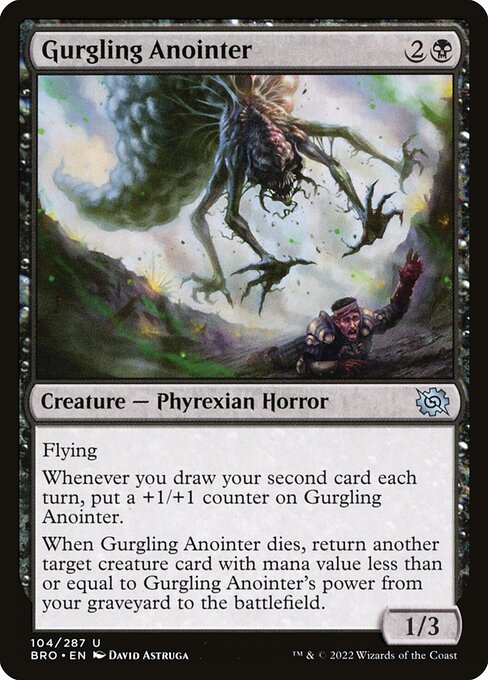 Gurgling Anointer - The Brothers' War Uncommon Card