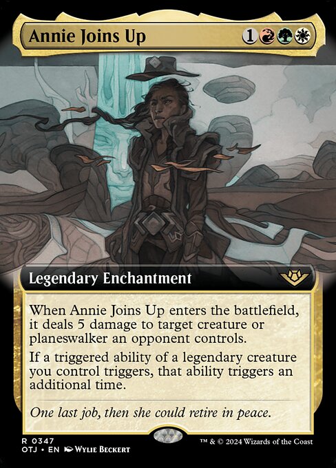 Annie Joins Up - Outlaws of Thunder Junction Rare Card