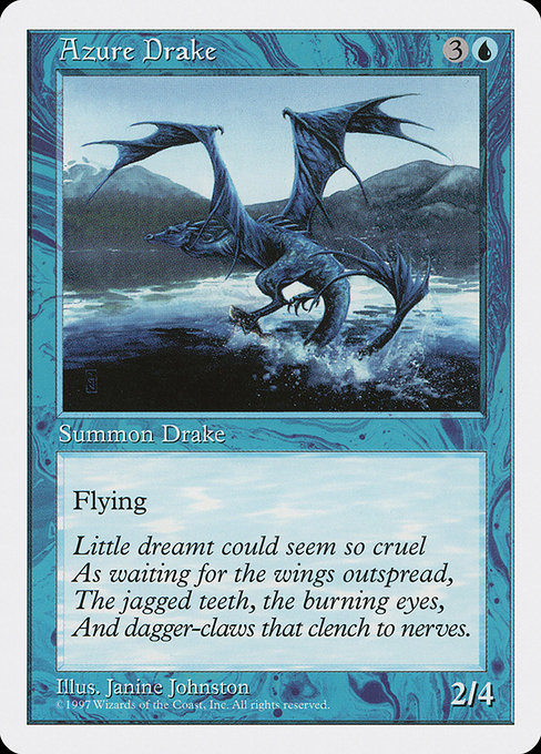 Azure Drake - Fifth Edition Uncommon Card