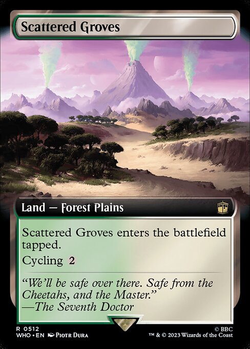 Scattered Groves - Doctor Who Rare Card