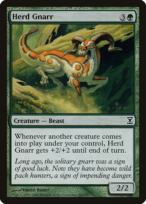 Herd Gnarr - Time Spiral Common Card