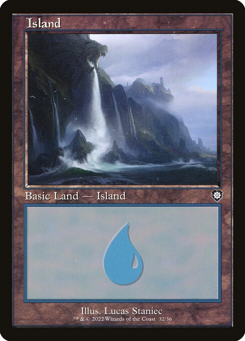 Island - The Brothers' War Commander Common Card