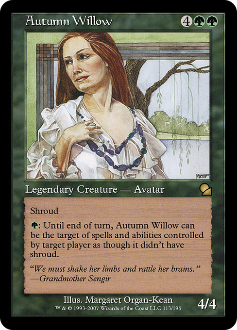 Autumn Willow - Masters Edition Rare Card