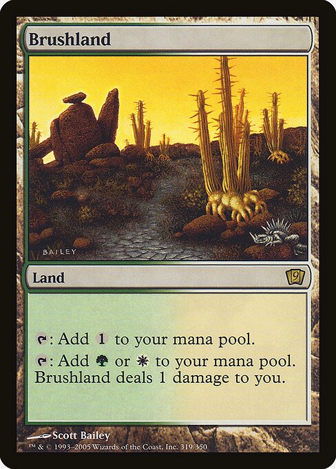 Brushland - Ninth Edition Rare Card