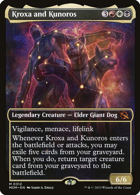 Kroxa and Kunoros - March of the Machine Mythic Card