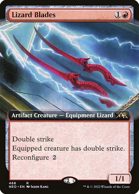 Lizard Blades - Kamigawa: Neon Dynasty Rare Card