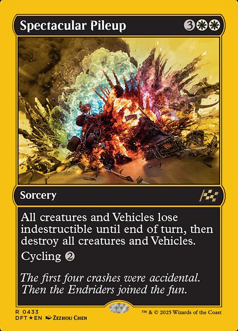 Spectacular Pileup - Aetherdrift Rare Card