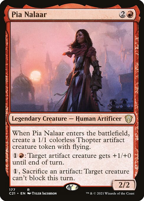 Pia Nalaar - Commander 2021 Rare Card