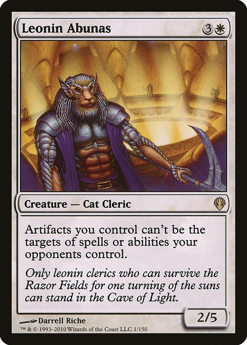 Leonin Abunas - Archenemy Rare Card
