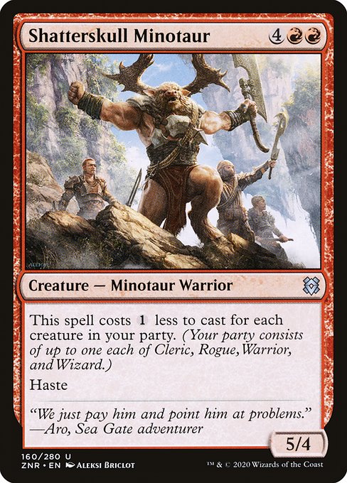 Shatterskull Minotaur - Zendikar Rising Uncommon Card