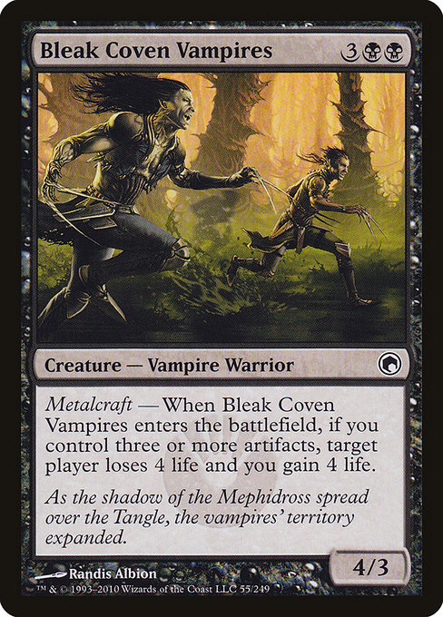 Bleak Coven Vampires - Scars of Mirrodin Common Card