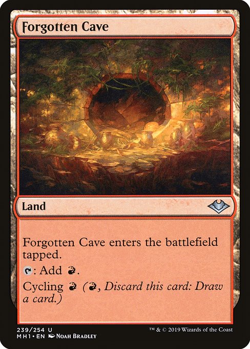 Forgotten Cave - Modern Horizons Uncommon Card