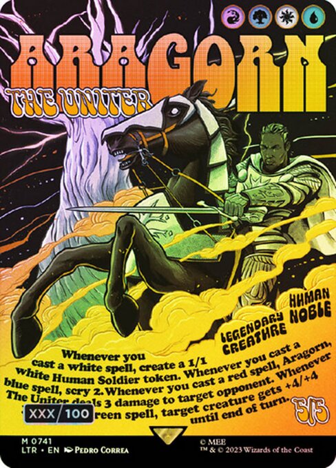 Aragorn, the Uniter - The Lord of the Rings: Tales of Middle-earth Mythic Card