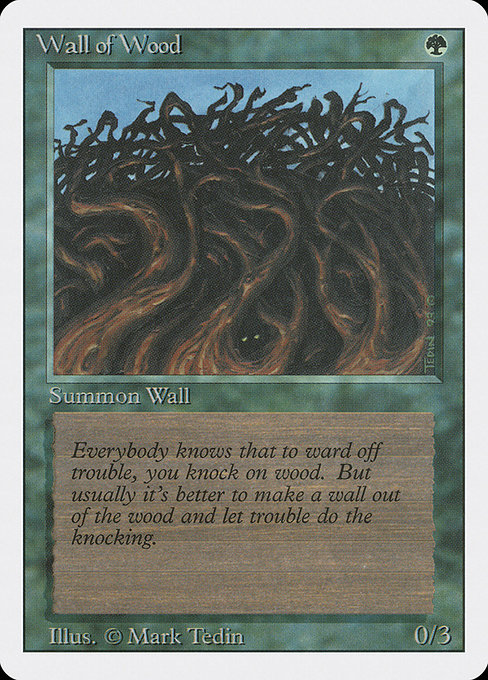Wall of Wood - Revised Edition Common Card
