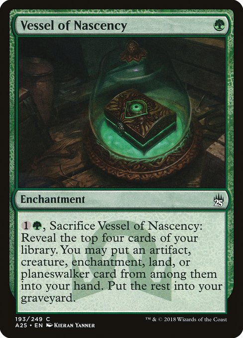 Vessel of Nascency - Masters 25 Common Card