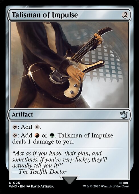 Talisman of Impulse - Doctor Who Uncommon Card