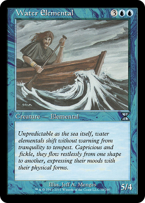 Water Elemental - Masters Edition IV Uncommon Card