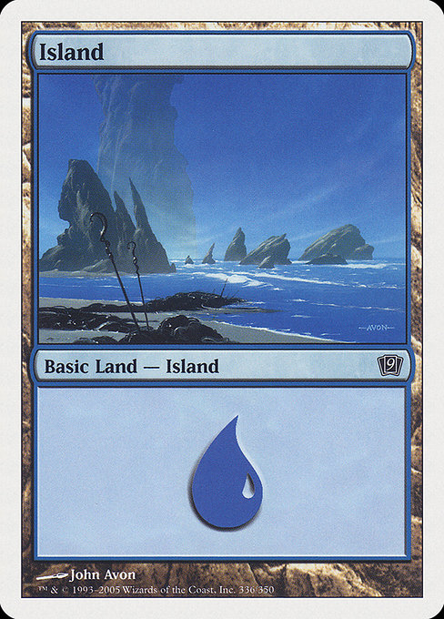 Island - Ninth Edition Common Card