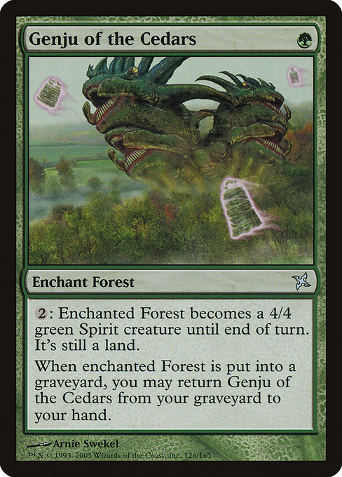 Genju of the Cedars - Betrayers of Kamigawa Uncommon Card