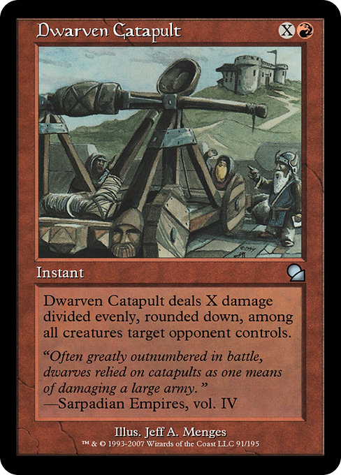Dwarven Catapult - Masters Edition Uncommon Card