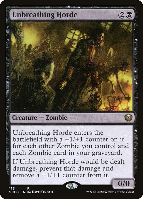 Unbreathing Horde - Starter Commander Decks Rare Card