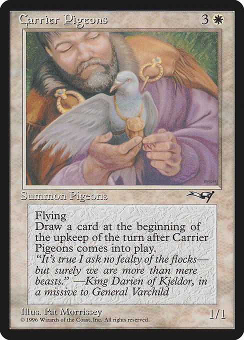 Carrier Pigeons - Alliances Common Card