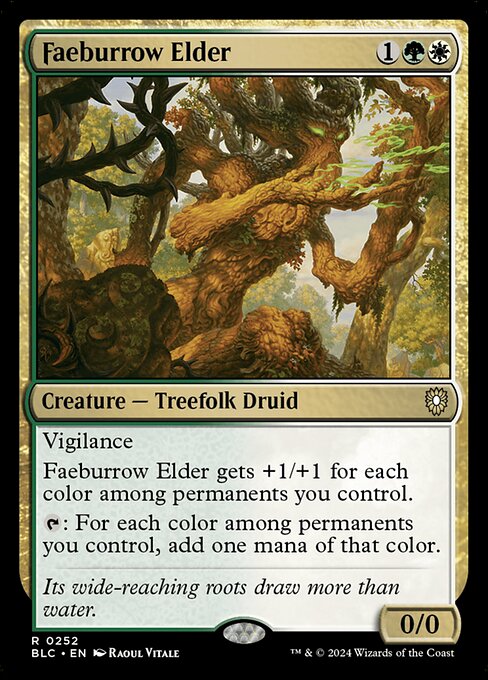 Faeburrow Elder - Bloomburrow Commander Rare Card