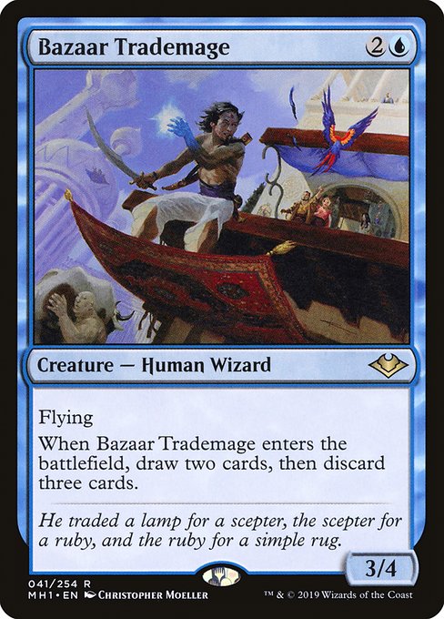 Bazaar Trademage - Modern Horizons Rare Card