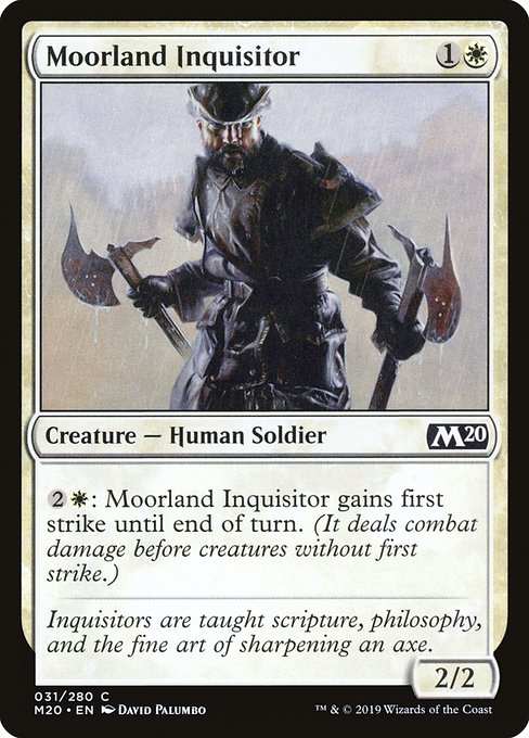 Moorland Inquisitor - Core Set 2020 Common Card