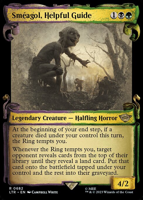 Sméagol, Helpful Guide - The Lord of the Rings: Tales of Middle-earth Rare Card