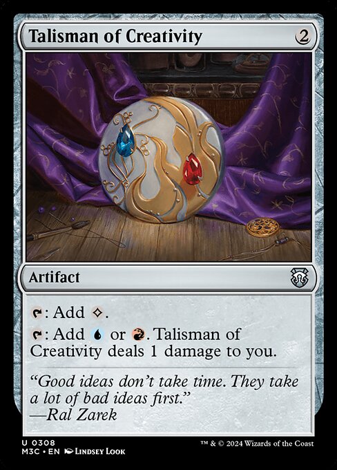 Talisman of Creativity - Modern Horizons 3 Commander Uncommon Card