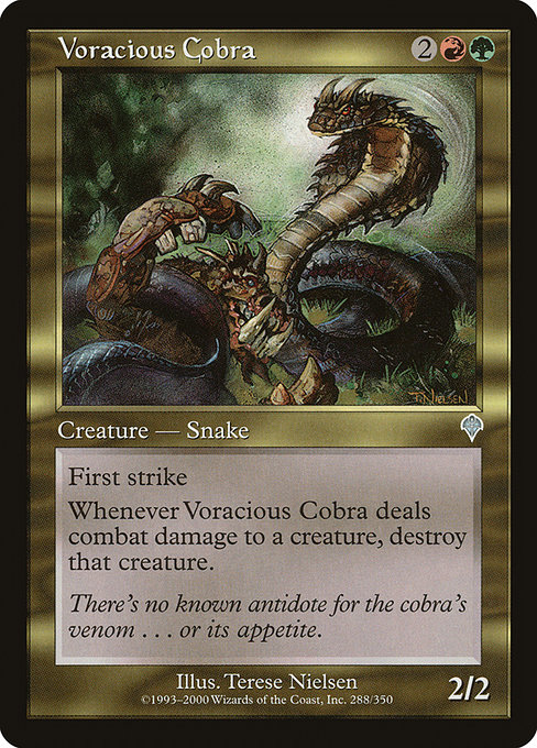 Voracious Cobra - Invasion Uncommon Card