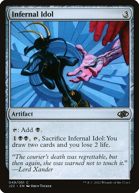 Infernal Idol - Jumpstart 2022 Common Card