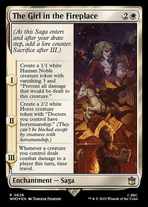 The Girl in the Fireplace - Doctor Who Rare Card