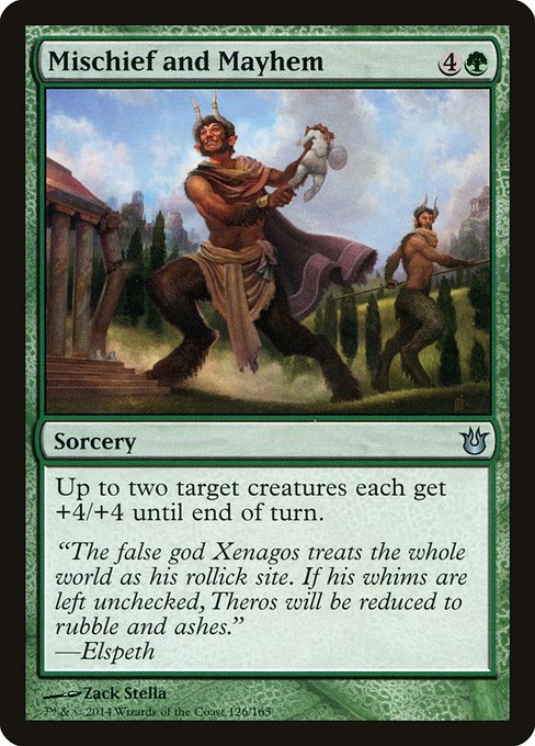 Mischief and Mayhem - Born of the Gods Uncommon Card