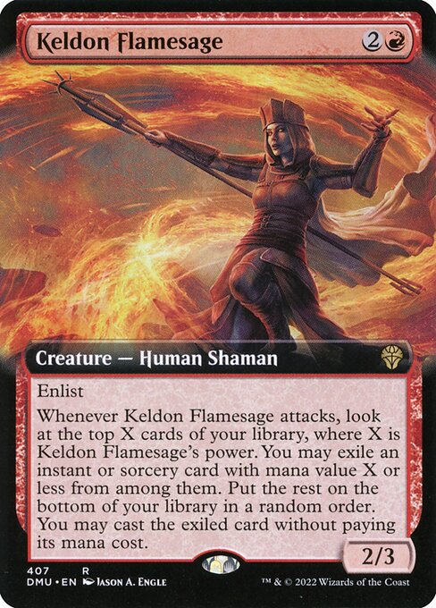 Keldon Flamesage - Dominaria United Rare Card