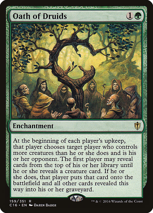 Oath of Druids - Commander 2016 Rare Card